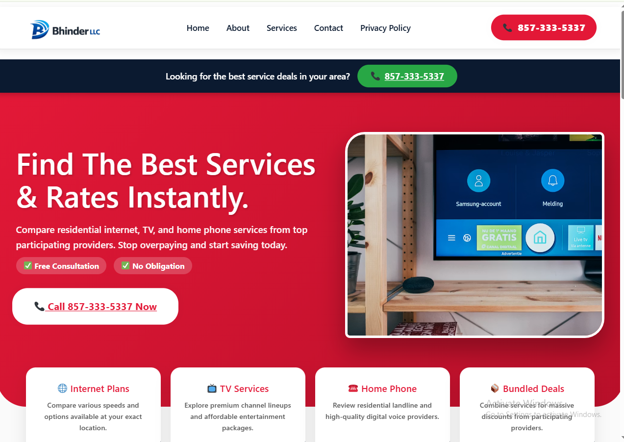 Bhinder LLC - Telecom Reseller
