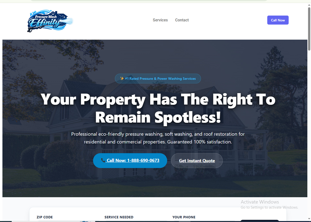 Pressurewash Effinity